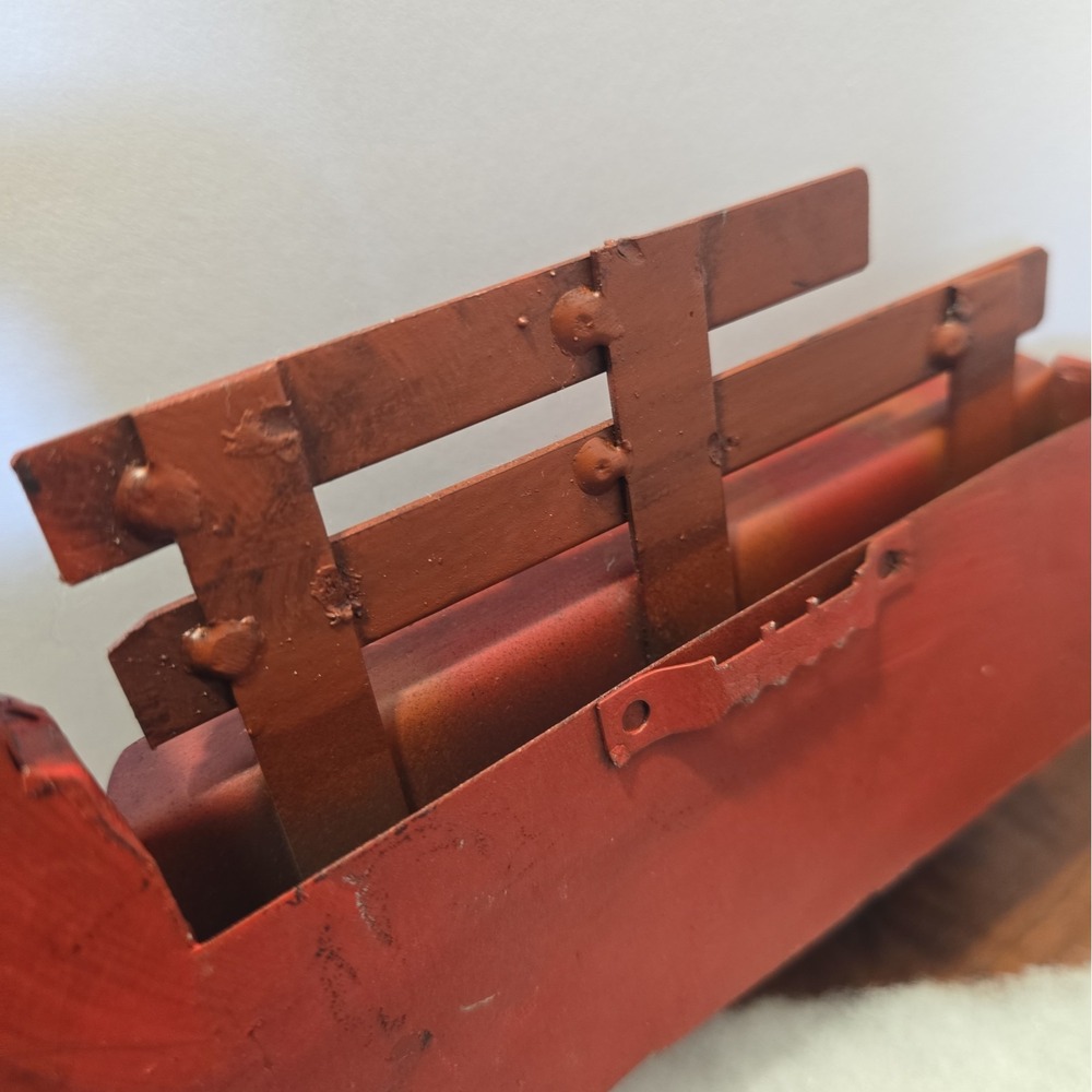 metal red 1/2 pickup truck wall hanger decorative decor - Picture 6 of 6